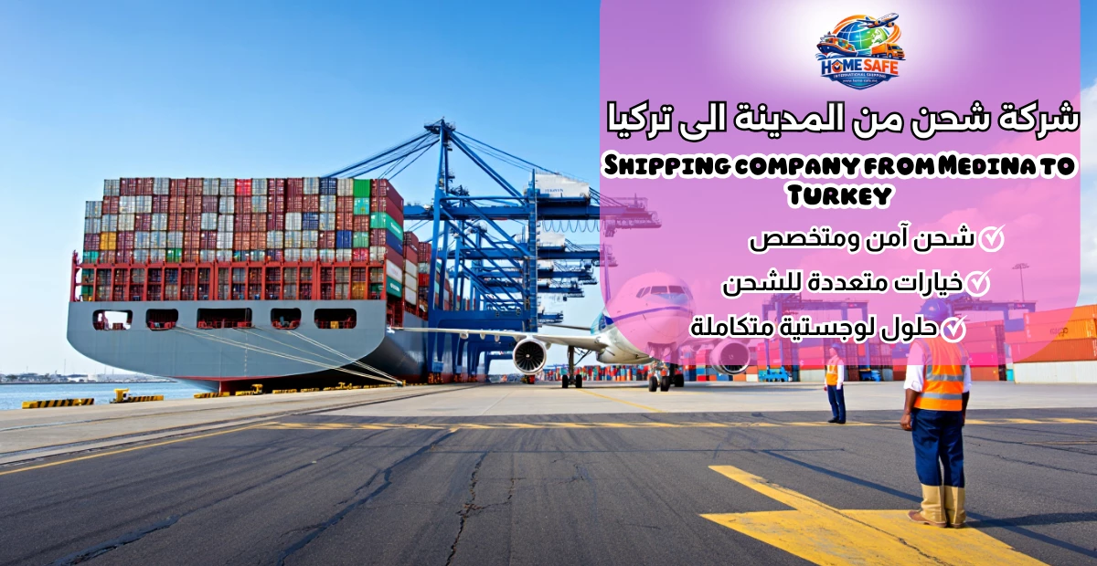 Shipping company from Medina to Turkey