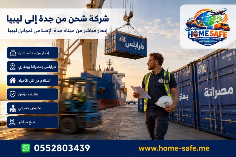 شركة شحن من جدة الى ليبيا | شحن سيارات طرود أثاث حتى باب منزلك